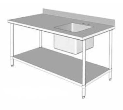 GSW WT-PS3048R 48" Work Table