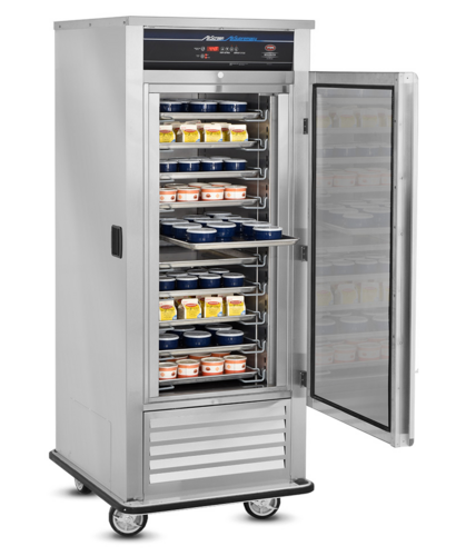 FWE ASU-10 32 3/4" 1 Section Solid Door Open Air Merchandiser