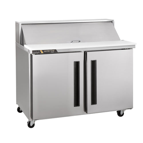 Traulsen CLPT-3610-SD-LL-LK 36 1/2" 2 Doors 12 Pan Sandwich / Salad Prep Table