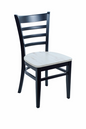 BFM Seating ZWC101BL R 17 1/2" Dining Chair