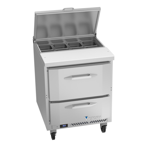 Victory VSPD27HC-08-2 27" Sandwich / Salad Prep Table