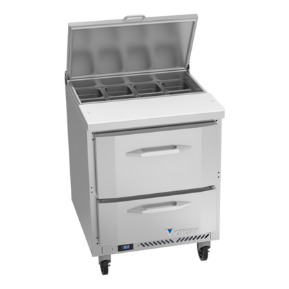 Victory VSPD27HC-08-2 27" Sandwich / Salad Prep Table