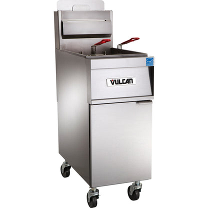 Vulcan 4TR85AF 84" (4) 85 lb Gas Fryer Battery