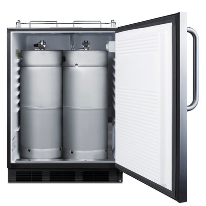 Summit SBC54OSBIADANK 23 3/4" Draft Beer Cooler