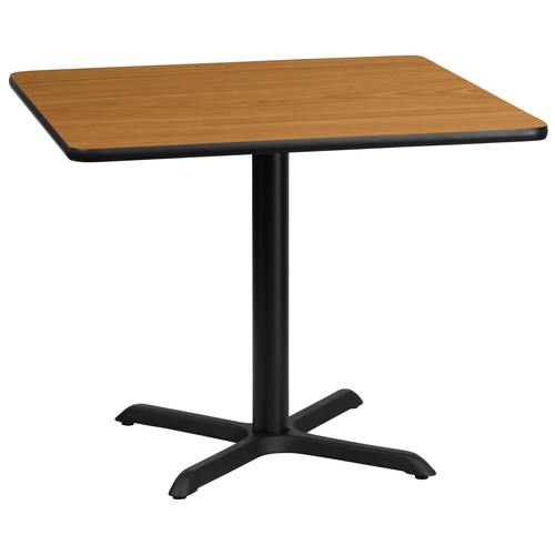 Flash Furniture XU-NATTB-3636-T3030-GG Dining Table