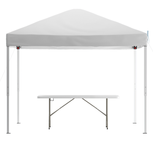 Flash Furniture JJ-GZ10183Z-WH-GG 116" Patio Umbrella