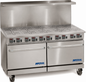 Imperial IR-10-EW 60" 10 Burner Gas Restaurant Range