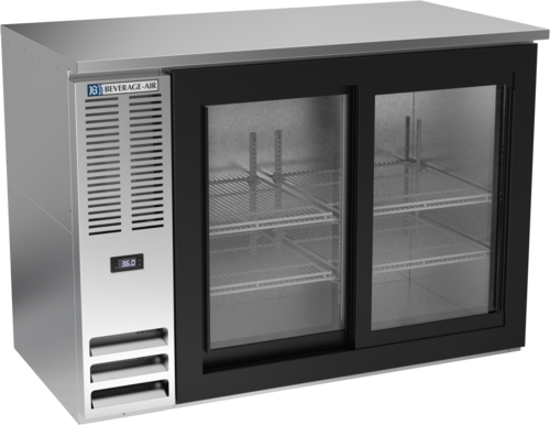 Beverage-Air BBN48HC-GS-S 48" Glass Door Back Bar Cooler