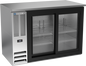 Beverage-Air BBN48HC-GS-S 48" Glass Door Back Bar Cooler