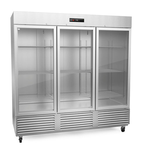 Fagor QVR-3G-N 83 1/4" Solid Door Reach-In Refrigerator