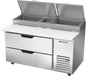 Beverage-Air DPD60HC-2 60" 2 Drawer Pizza Prep Table