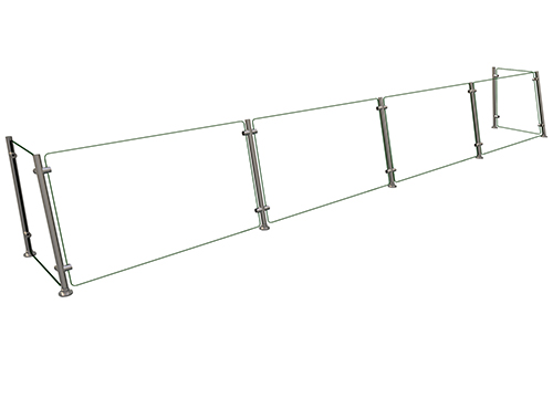 Hatco EP15-144 144" Sneeze Guard