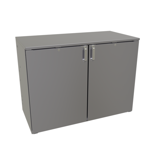 Glastender C1RB48 48" Solid Door Back Bar Cooler