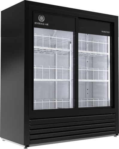 Beverage-Air MT41-54-1-SDB 47 1/4" 2 Section Refrigerated Merchandiser