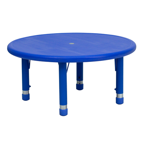 Flash Furniture YU-YCX-007-2-ROUND-TBL-BLUE-GG Dining Table