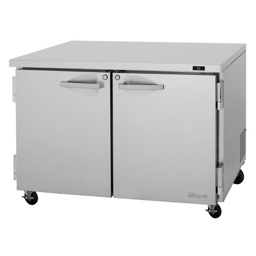 Turbo Air PUR-48-N 48 1/4" Solid Door Undercounter Refrigerator