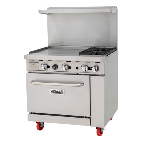 Migali C-RO2B-24GL-LP 36" Gas Restaurant Range