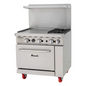 Migali C-RO2B-24GL-LP 36" Gas Restaurant Range