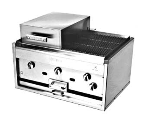 Jade Range KC-36-RAD 36" Gas Countertop Charbroiler