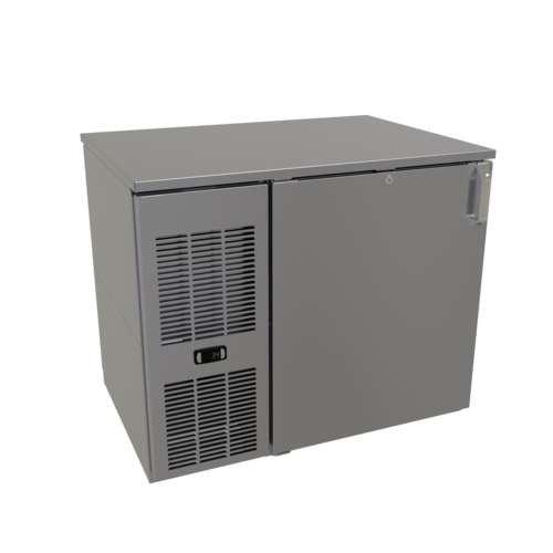 Glastender CP1FL36 36" Solid Door Back Bar Cooler