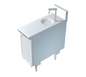La Rosa L-90110 12" Utility Stand
