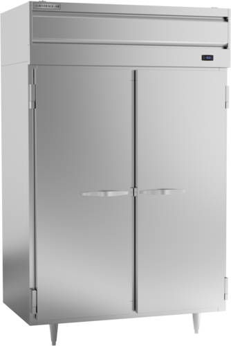 Beverage-Air PF2HC-1AS 52 1/8" 2 Section Solid Door Reach-In Freezer
