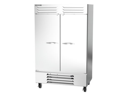 Beverage-Air RB49HC-1S 52" 2 Section Solid Door Reach-In Refrigerator