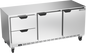 Beverage-Air UCRD72AHC-2 72" Solid Door Undercounter Refrigerator