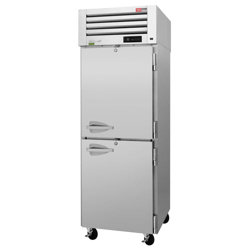 Turbo Air PRO-26-2R-PT-N(-L)(-LR)(-RL) 28 3/4" 1 Section Solid Door Pass-Thru Refrigerator