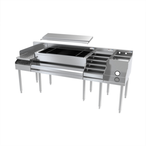 NBR N24-4DL60 60" Underbar Ice Bin / Cocktail Station