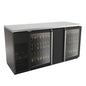 Micro Matic MBB68G-E 69 1/2" Glass Door Back Bar Cooler