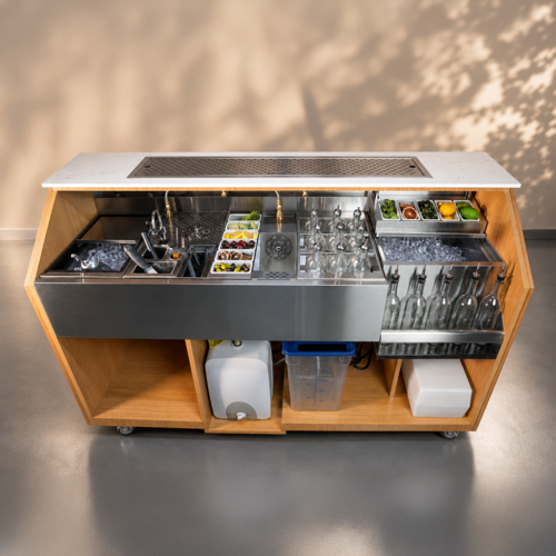 Krowne OBMB-66-SC 70 1/4" Portable Bar