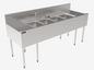 Perlick TSF72M4-DB 72" Underbar Sink