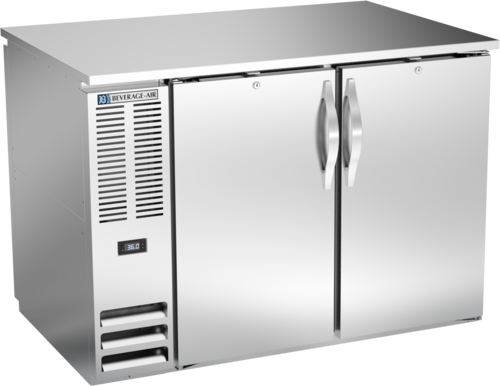 Beverage-Air BB48HC-PT-S 48" Solid Door Back Bar Cooler