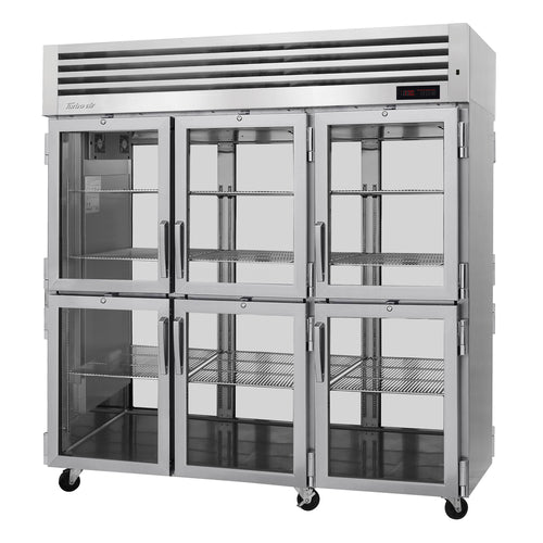 Turbo Air PRO-77-6H-G-PT 77 3/4" 3 Section Heated Holding Cabinet