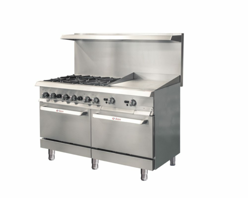 Axis IR-6B-24TG-60 LP 60" 6 Burner Gas Restaurant Range