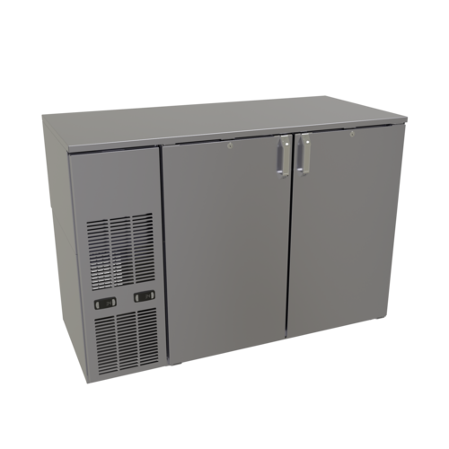 Glastender C2FB52 52" Solid Door Back Bar Cooler