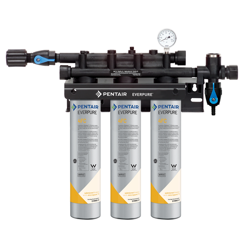 Everpure QC7I TRIPLE 4FC 21" Water Filtration System
