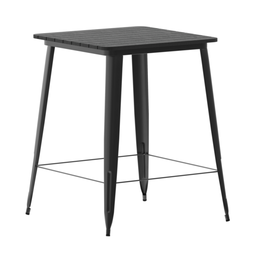 Flash Furniture JJ-T14619H-80-BKBK-GG 31 1/2" Patio Table