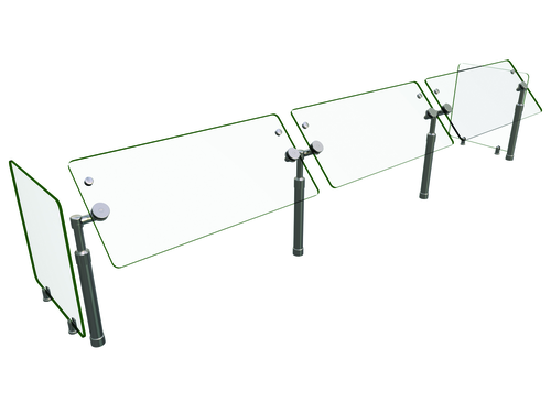 Hatco B950SWIVEL-96 96" Sneeze Guard