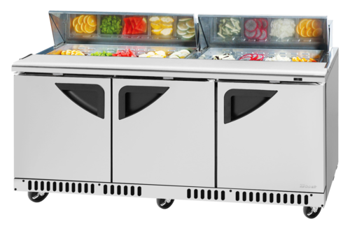 Turbo Air TST-72SD-FB-N 72 5/8" 19 Pan Sandwich / Salad Prep Table