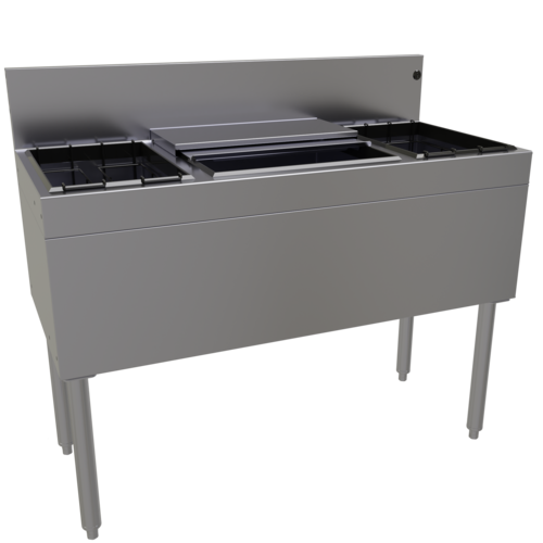 Glastender CBA-42 42" Underbar Ice Bin / Cocktail Station