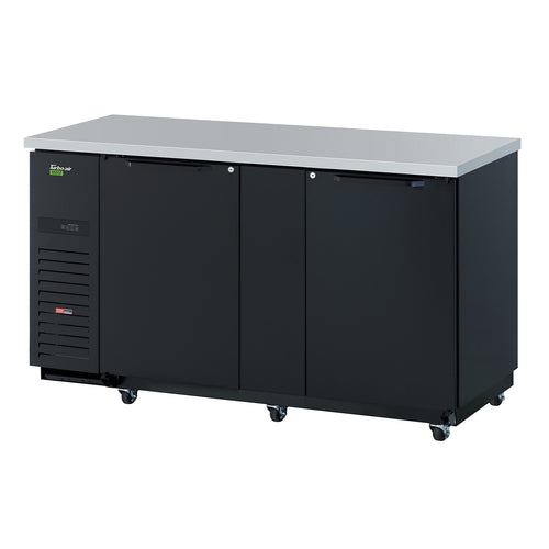 Turbo Air TBB-3SBD-N6 69" Solid Door Back Bar Cooler