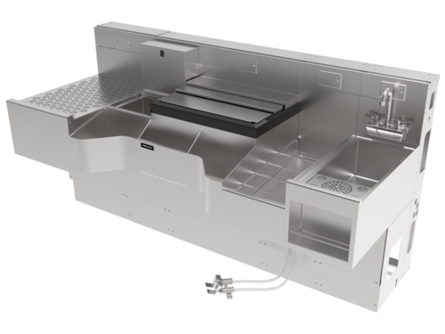 Perlick PCE78-B-MB 78" Underbar Ice Bin / Cocktail Station