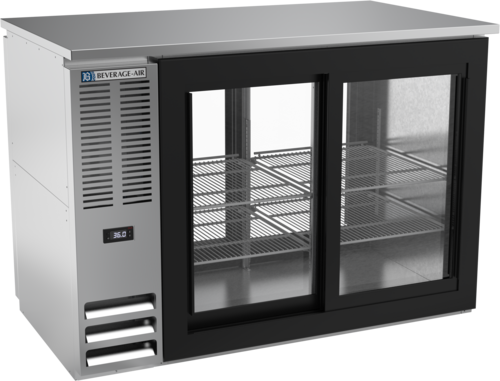 Beverage-Air BBN48HC-GS-PT-S 48" Glass Door Back Bar Cooler