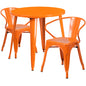 Flash Furniture CH-51090TH-2-18ARM-OR-GG Patio Dining Set