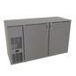 Glastender C1FB60 60" Solid Door Back Bar Cooler
