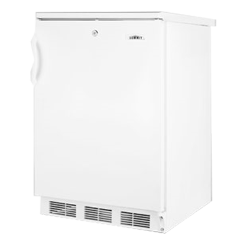 Summit FF6LW7 23 5/8" Solid Door Undercounter Refrigerator