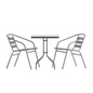 Flash Furniture TLH-0731SQ-017CSV2-GG 23 1/2" Patio Dining Set
