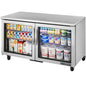 True TUC-60G-HC~FGD01 60 3/8" Glass Door Undercounter Refrigerator